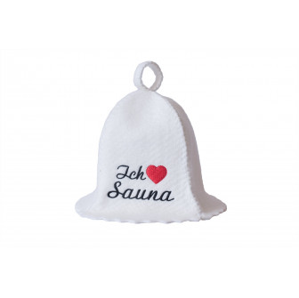 Шапка за сауна - Ich liebe Sauna