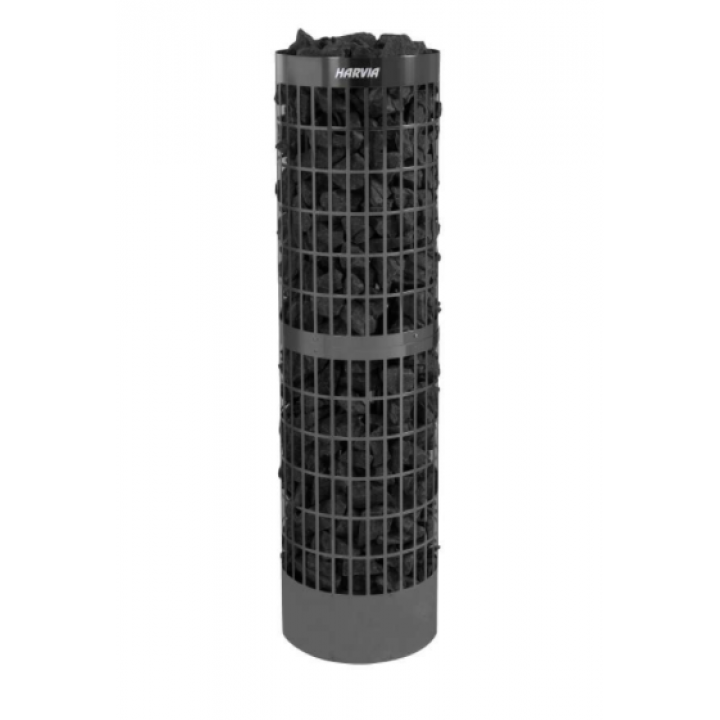 Електрическа печка за сауна - HARVIA Cilindro Pro Black Steel PC100E/135E 10/13,2 kW