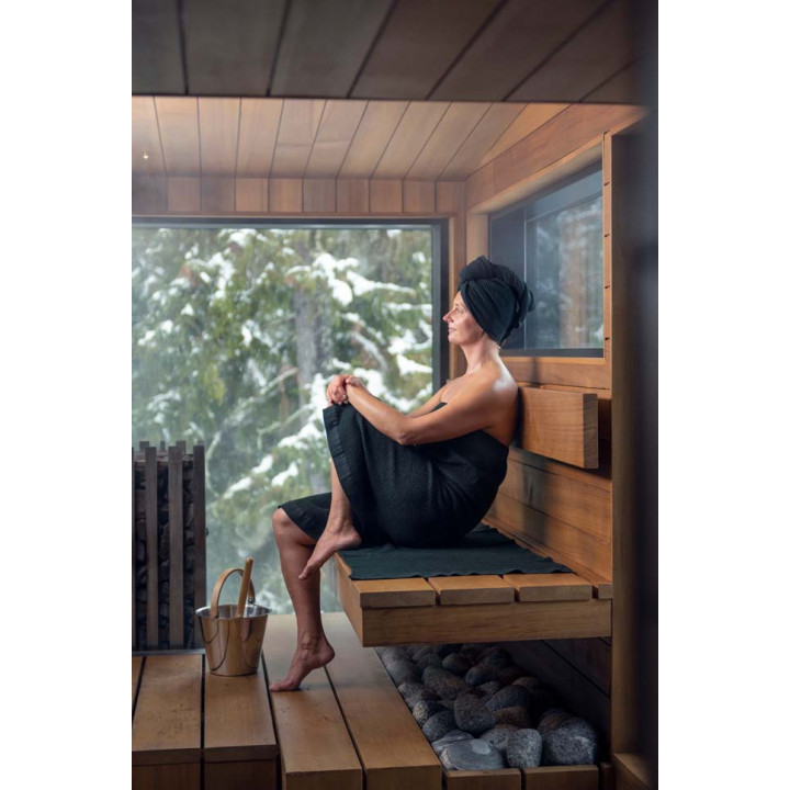 Покривало за сауна RENTO - KENNO, 60 × 160, тъмно зелено