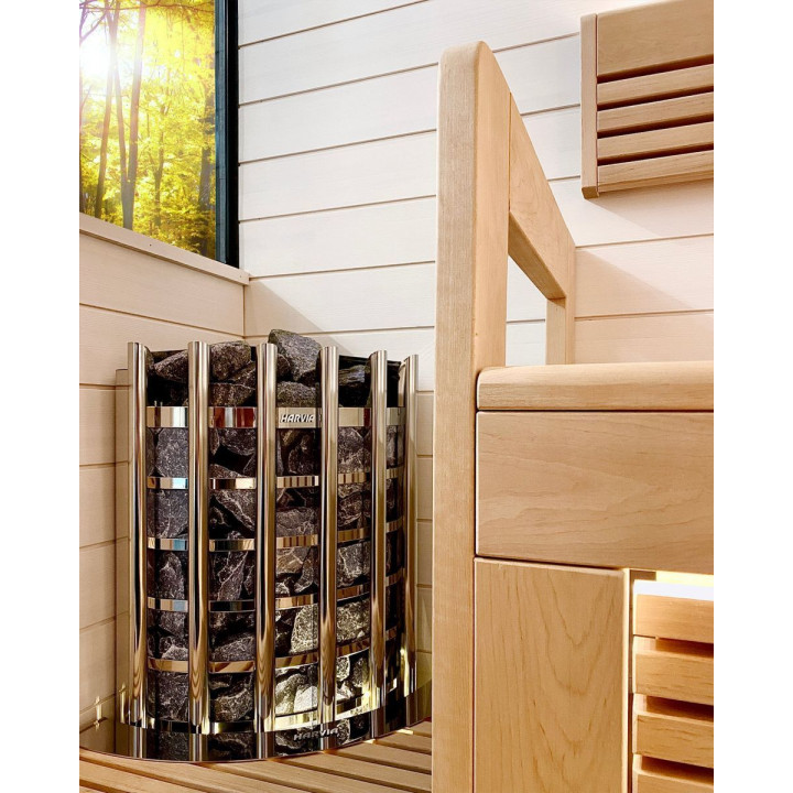 Електрическа печка за сауна - HARVIA Glow Corner TRC70XE 6,8 kW