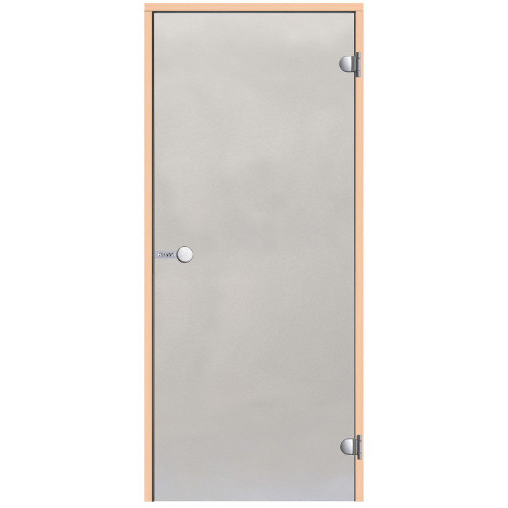 Стъклени врати за сауна HARVIA 7x19, Елша, Сатен