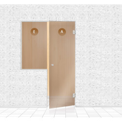 Стъклена стена за сауна, AD TYPE 8  Стъклена стена за сауна, AD TYPE 8