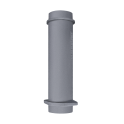 Горна чугунена тръба за комин за печки GEFEST 150/500мм - 0