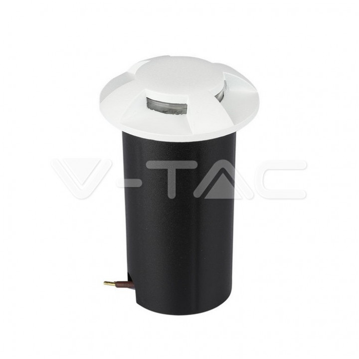 1W LED Steplight White 4 Way 3000K