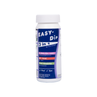 Тест ленти за вода Easy-Dip 3 в 1, за измерване на pH/O2/алкалност