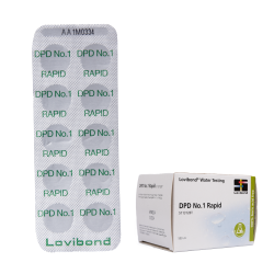 Таблетки за тестване на вода DPD 1, определяне на хлор, 10 таблетки  Таблетки за тестване на вода DPD 1, определяне на хлор, 10 таблетки