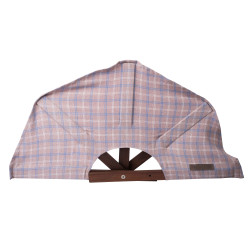 Вентилатор за сауна, карирана материя 