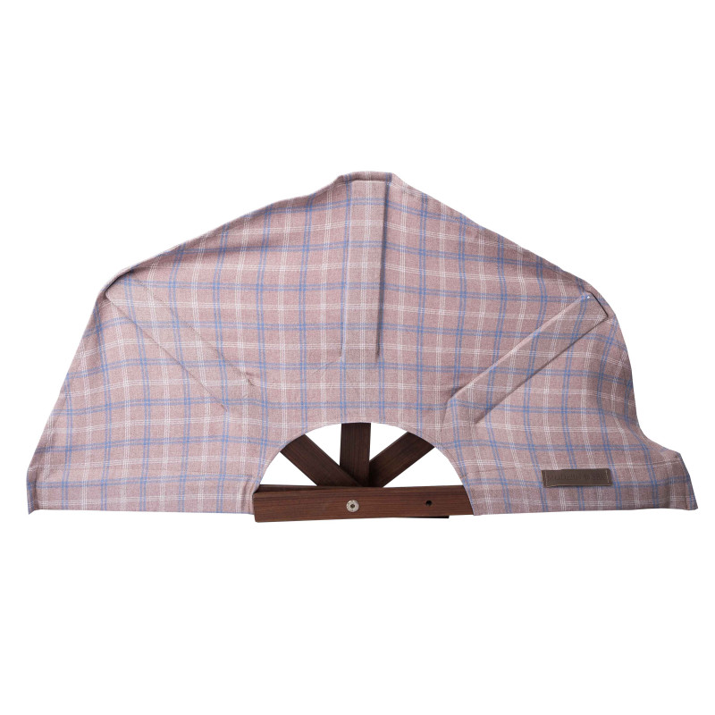 Вентилатор за сауна, карирана материя