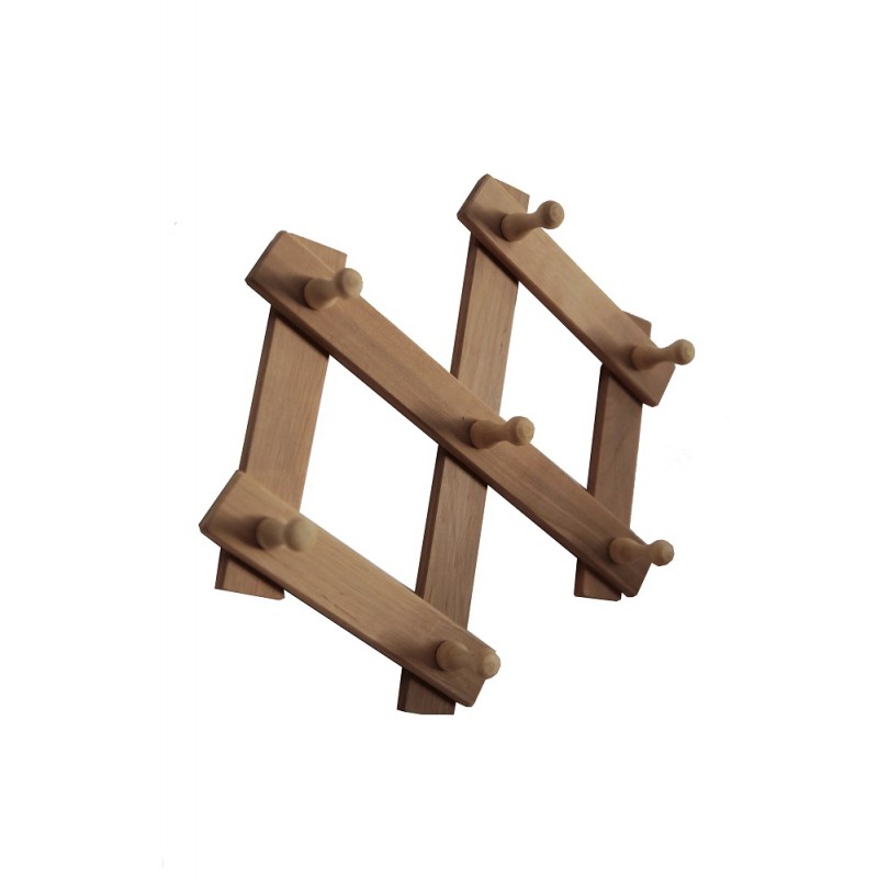 Плъзгаща се закачалка, 7 куки