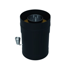 Коминна клапа HARVIA, черна, стомана 